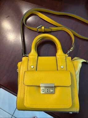 3.1 Phillip Lim for Target Yellow Leather Mini Satchel with Crossbody Strap